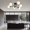 Lampa sufitowa ROMA 6 Emibig 1232/6 biały/czarny