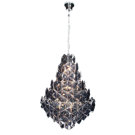 Lampa wisząca By Rydens Monarque 4200940-6513 chrom/czarny
