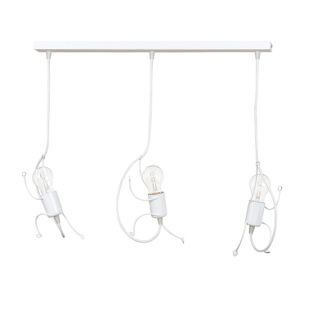 Lampa wisząca BOBI 3 WHITE Emibig 538/3 biały