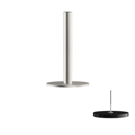 Stalowy element Asteria Mini srebrny