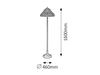 Lampa podłogowa Rabalux Mirella 8088 brąz