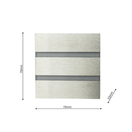 Eko-Light Oprawa schodowa VOX Barwa Neutralna 4000K EKS6165 BIAŁY / SREBRNY