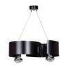 Lampa wisząca VIXON 2 BLACK Emibig 284/2 czarny