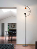 Lampa podłogowa Nemo NEWLNW21 Newton Czarna