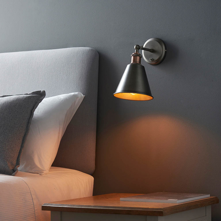Kinkiet Endon Lighting Hal 92866 patyna