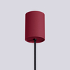 Sollux Lighting Lampa wisząca HALO 1 burgund SL.1749