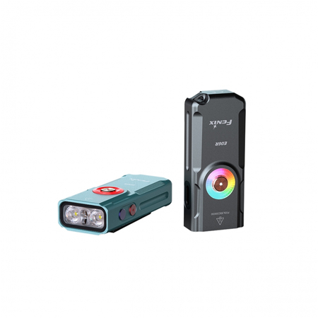 Latarka LED Fenix E06R turkusowy