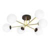 Lampa sufitowa MAGNUM 6 Emibig 1233/6 biały/czarny