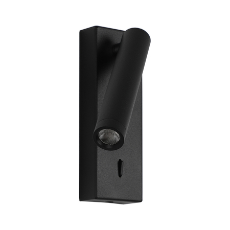 Kinkiet Italux Cali WL-21017-BL Piaskowany czarny