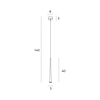 Lampa wisząca Maxlight COFFEE P0484 złoty