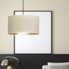 Lampa wisząca HILDE 1 BL WHITE Emibig 1052/1 biały/czarny