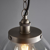 Lampa wisząca Endon Lighting Hansen Grand 106896 srebrny