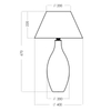 Lampa stojąca 4concepts KENYA Czarna