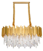 Lampa wisząca Luces Exclusivas CAMPANA LE42289 złoty