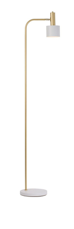 Lampa podłogowa Luces Exclusivas FRESNILLO biały/złoty LE42973