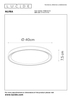 Lampa sufitowa Lucide NURIA 79182/24/31 biały