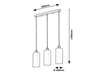 Lampa wisząca Rabalux Panthea 4480 złoty