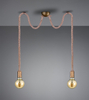 Lampa wisząca Trio 310100204 złoty