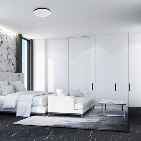 Milagro Plafon Slimi 18W 4000K Czarny ML9088 BIAŁY / CZARNY