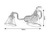 Lampa łazienkowa Rabalux Antoine 3208 chrom