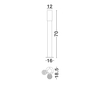 Lampa ogrodowa Luces Exclusivas MALONZO LE75159 czarny