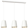 Lampa wisząca MILARGO 3 WHITE / GOLD Emibig 414/3 biały/złoty