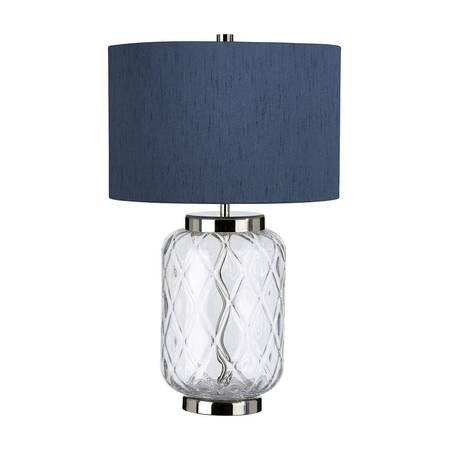 Lampa stołowa Sola - 1 źródło światła - Niebieski abażur Quintiesse QN-SOLA-TL-S-BLU