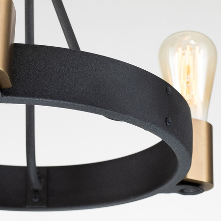 Lampa wisząca / Półplafon Silas - 3 źródła światła Quintiesse QN-SILAS-3P-DZ