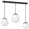 Milagro Lampa wisząca SPARTA BLACK / GOLD 3xE14 MLP6500 CZARNY / ZŁOTY