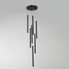 Lampa wisząca Lungo 7xG9 czarna LP-894/7P BK