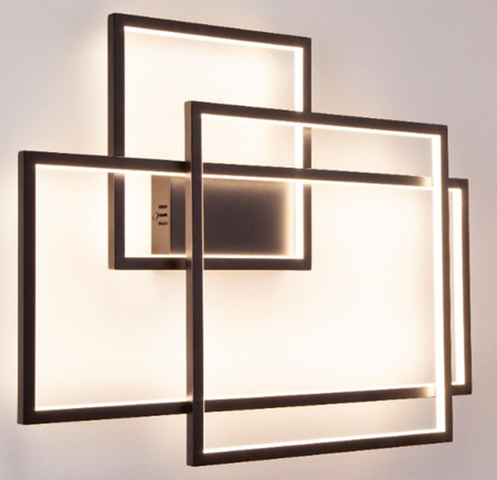 Kinkiet Maxlight GEOMETRIC W0233D czarny/chrom