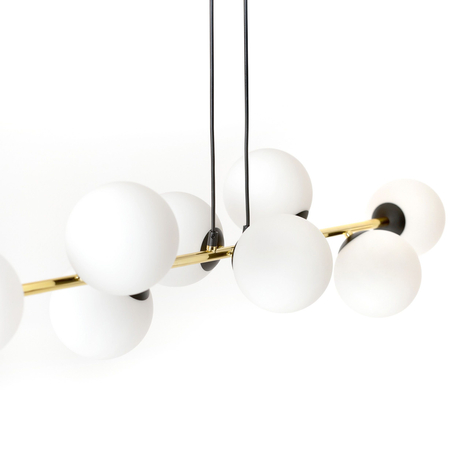 Lampa wisząca GRAVITY 6 Emibig 1241/6 biały/czarny