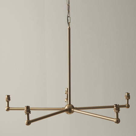 Lampa wisząca Endon Lighting Santiago 108212 mosiądz
