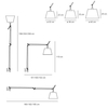 Kinkiet Artemide 0564010A Tolomeo Mega