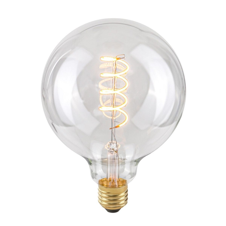 Żarówka dekoracyjna Italux E27 4W 2200K G125 Spiral Clear