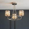 Lampa sufitowa Endon Lighting Berenice 104107 nikiel