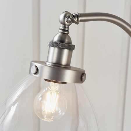 Endon Lighting Lampa podłogowa 91741 srebrny