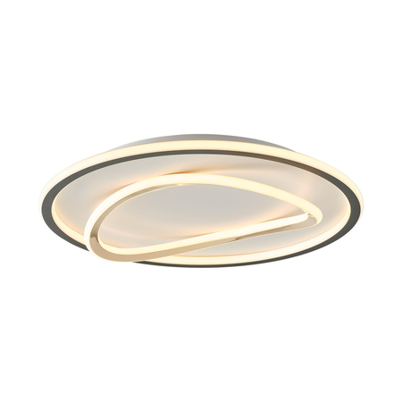Lampa sufitowa Zuma Line MX3889-1A-3BGT LENS LAMPA SUFITOWA CZARNA-ZŁOTA/BLACK-GOLD