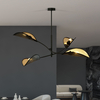 Lampa sufitowa LOTUS 4 BLACK/GOLD Emibig 1106/4 czarny/złoty