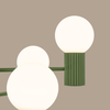 Sollux Lighting Żyrandol HALO 6 zielony oliwkowy SL.1832