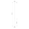 Sollux Lighting Lampa wisząca SULA 3P naturalne drewno SL.1101