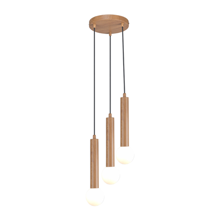 Lampa wisząca Italux Filano PND-33574-3-WD Brązowy