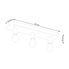 Sollux Lighting Plafon TELESTO biały/ciemny brąz SL.1392