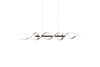 Lampa wisząca Trio 341810205 czarny/srebrny