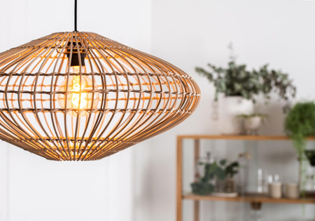 Lampa wisząca Lucide MAGALI 03435/56/72 drewniany