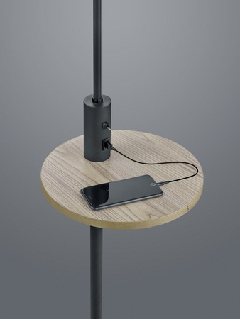 Lampa podłogowa Trio 400400132 czarny