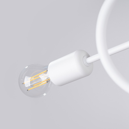 Sollux Lighting Żyrandol LOOP 2 biały SL.1471
