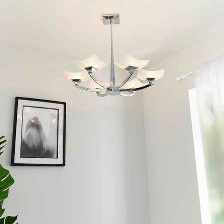 Lampa sufitowa Endon Lighting Ayres AYRES-6CH chrom
