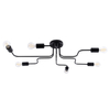 Sollux Lighting Żyrandol VECTOR 6 czarny SL.1447