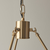 Lampa wisząca Endon Lighting Chester 111203 mosiądz